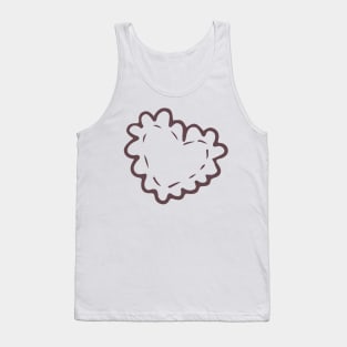 Heart shape cookie Tank Top